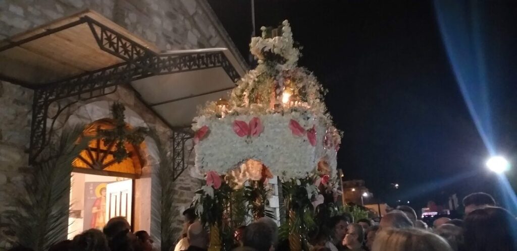 Holy Week Procession in Thassos Epitaphios in Limenas
