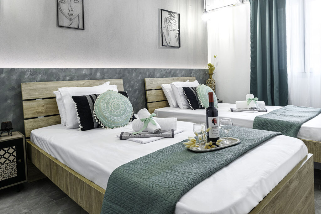 Serenity Bedroom large apartment thassos holiday
