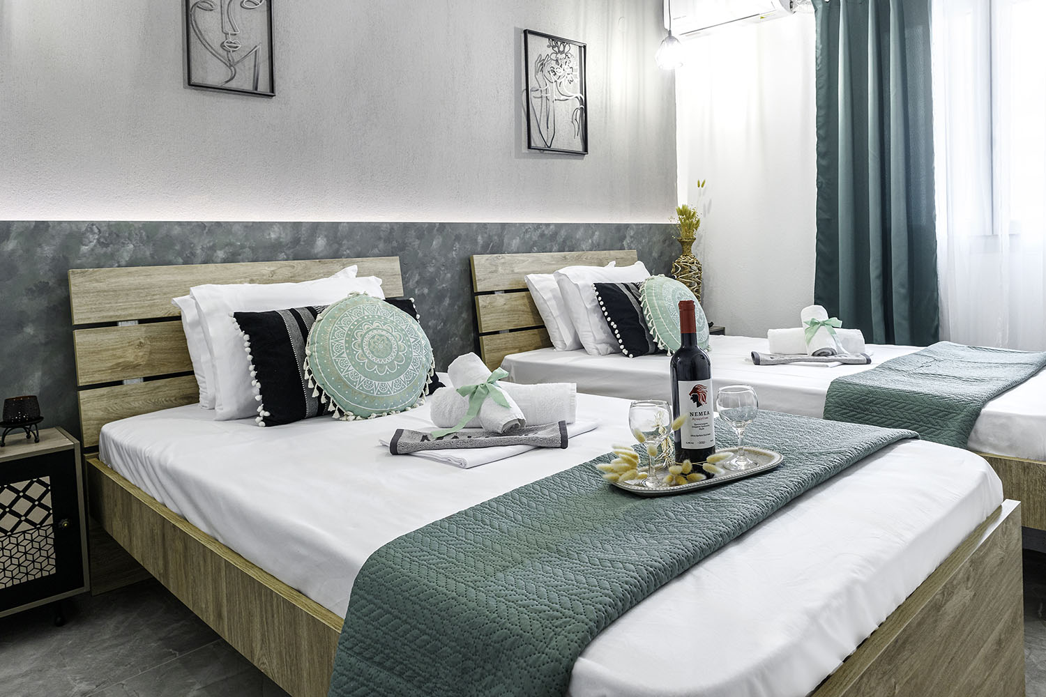 Serenity Bedroom large apartment thassos holiday