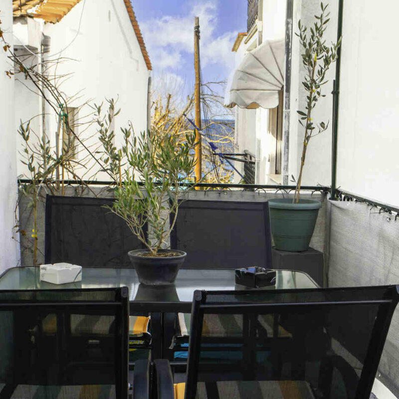 Balcony apartment limenas