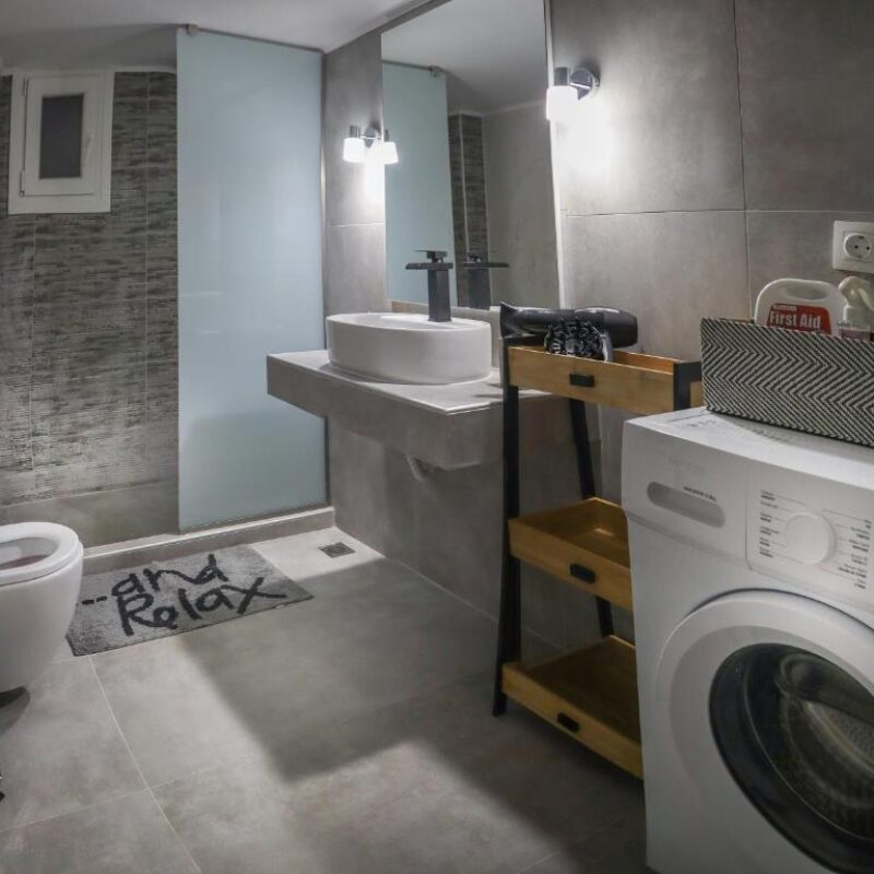 Luxurious Bathroom Retreat Thassos Greece Relax with Modern Amenities