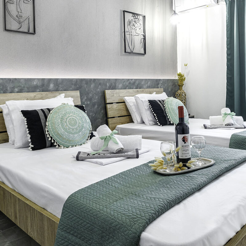 Serenity Bedroom large apartment thassos holiday