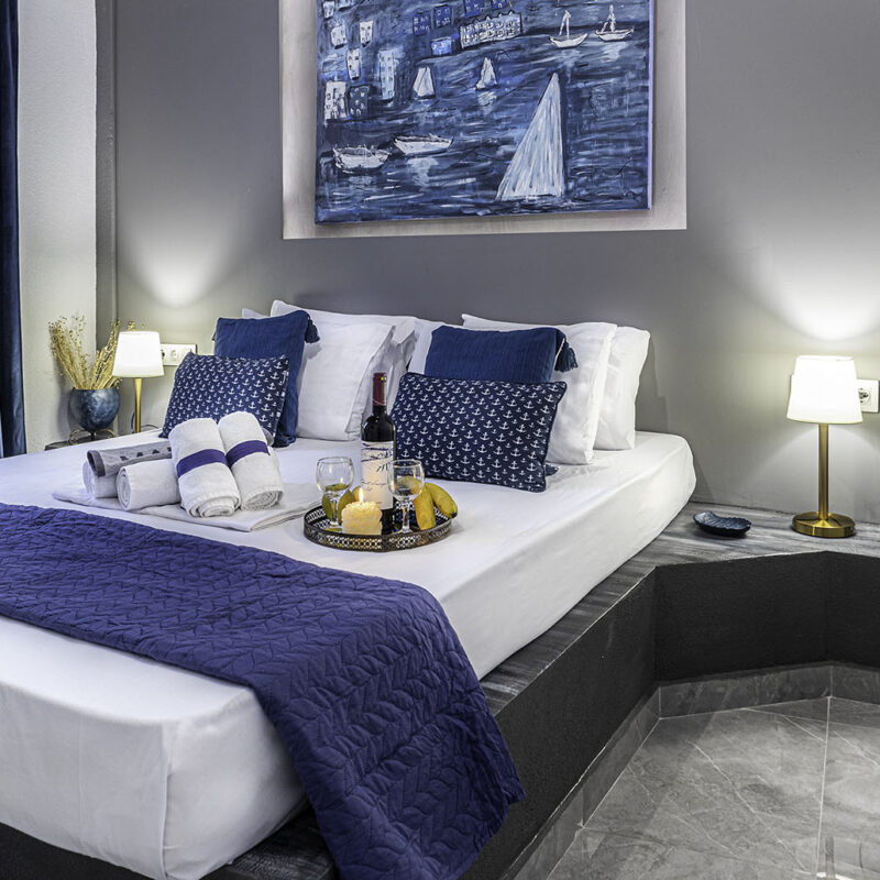 Bedroom thassos apartment holidays family group